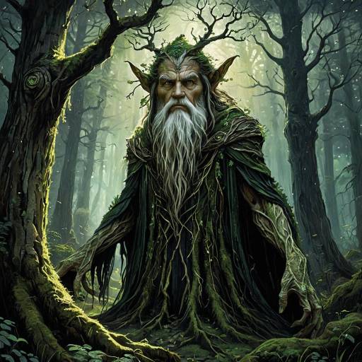 Enchanted Tree Spirit Fashion Concept