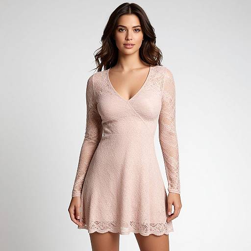 Bohemian Chic Blush Pink Dress