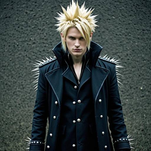 Demyx Cosplay with Dark Long Coat