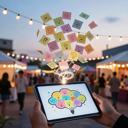 Colorful Rooftop Creativity Fiesta