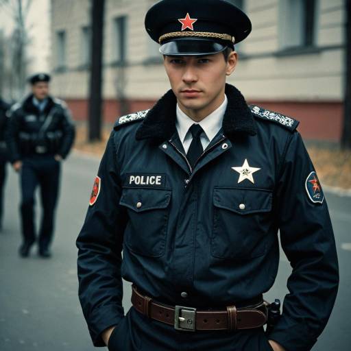 Russian KGB Costume Male Portrait
