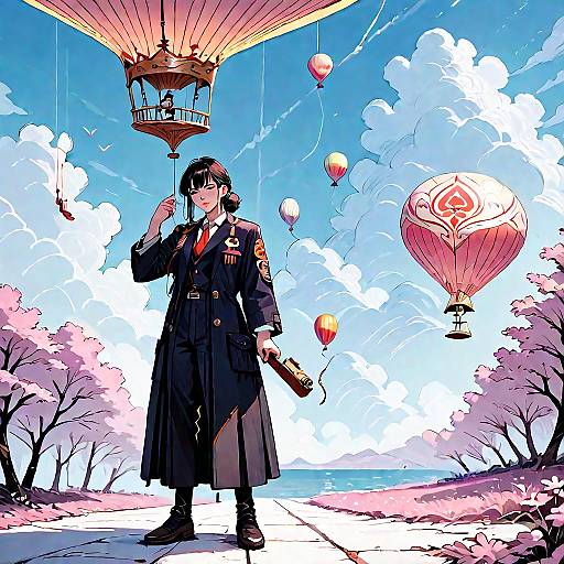 Highly Detailed Anime Girl Artwork