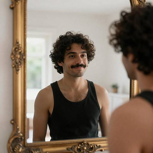 Stylish Man in Elegant Indoor Setting