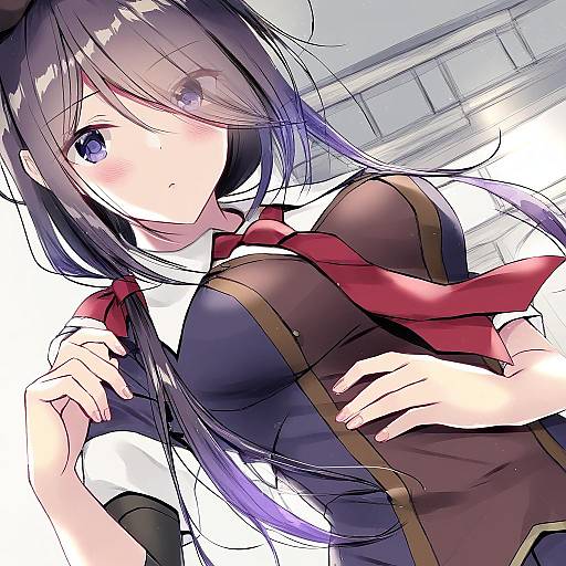 Illustration of Ariake (kancolle), kantai collection in the style of Kobayashi chisato