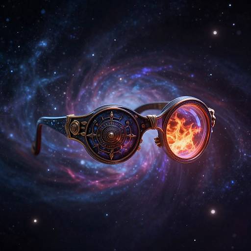 Sentient Cosmic Monocle in Space