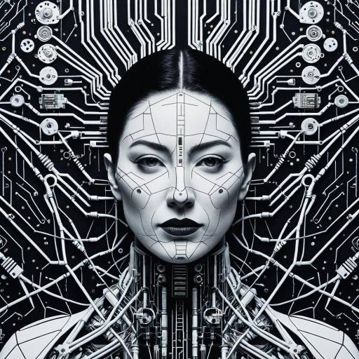 Cybernetic Biomechanical Portrait