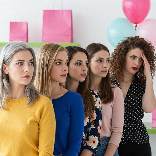 Five Unique Women in Bright Setting