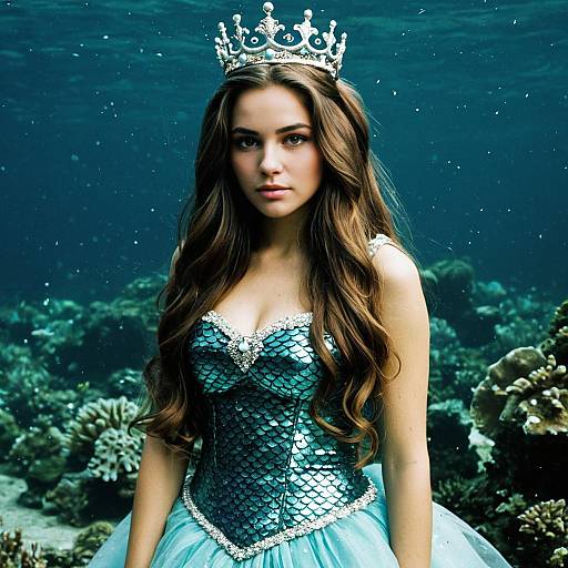 Enchanting Princess Mermaid Costume Design