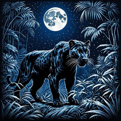 Mystical Black Panther Tattoo Design Mystical Black Panther Tattoo Design