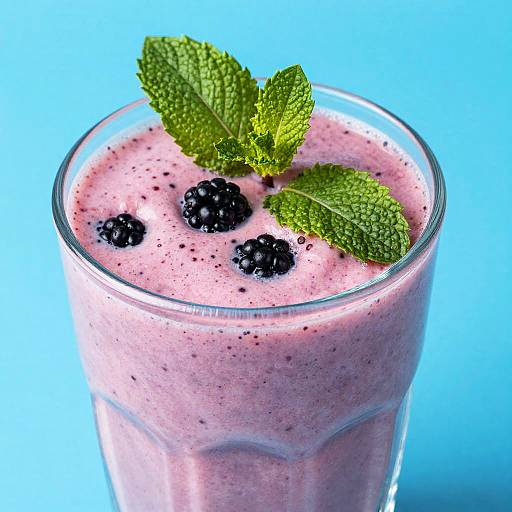 Vibrant Berry Smoothie Close-Up