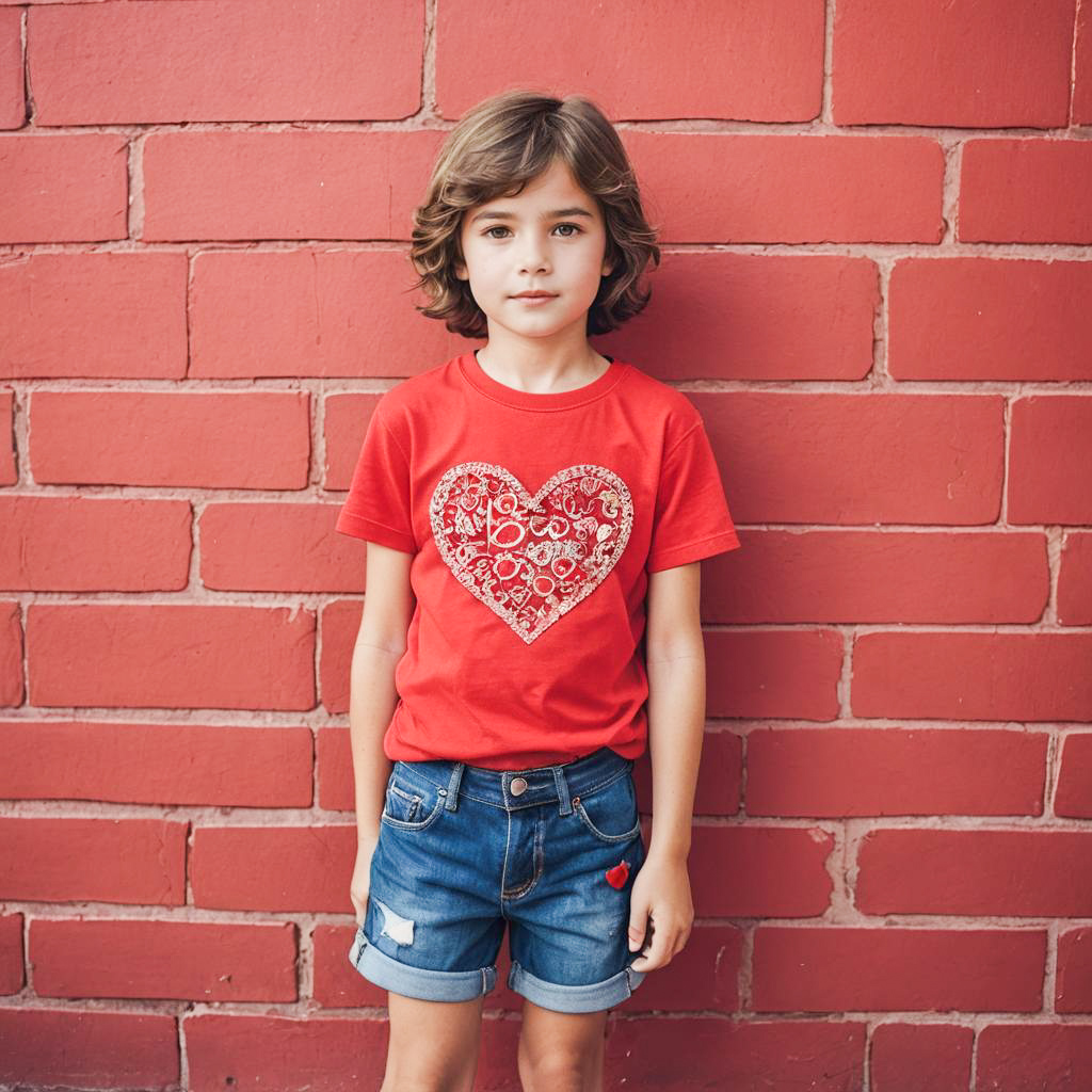 Valentine's Day Look for an 8-Year-Old