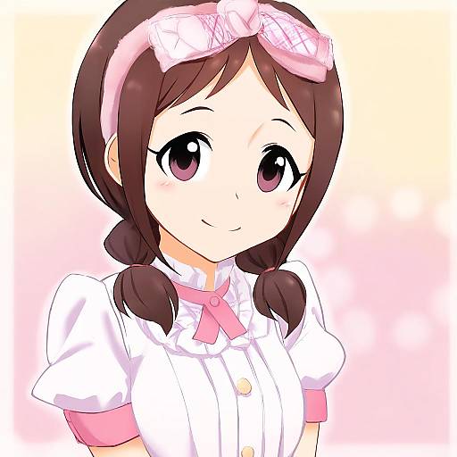 Illustration of Muramatsu sakura, idolmaster in the style of Suna (s73d)