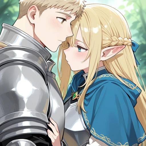Elf Children in Fantasy Armor