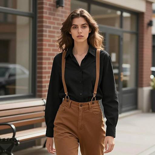 Urban Fashion Portrait of a Young Woman