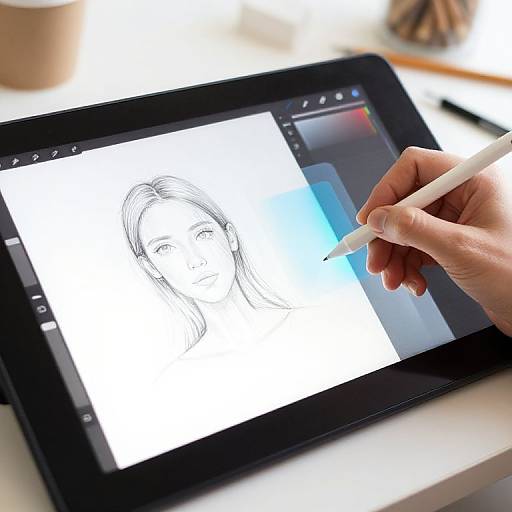Step-by-Step Drawing to Digital Art