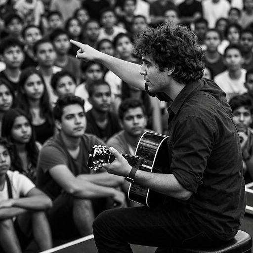 Dynamic Acoustic Performance in Black and White