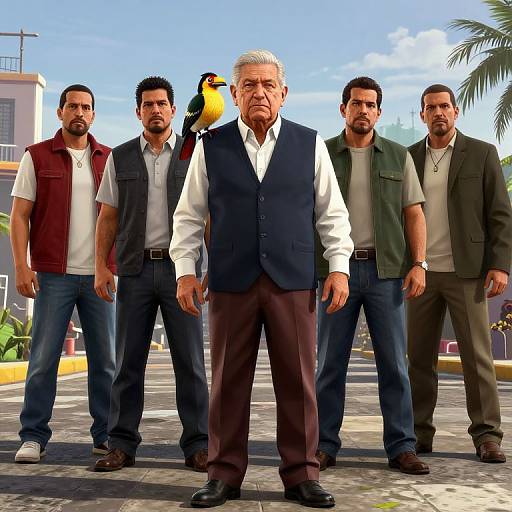 GTA 5 Style Group with Mexican President