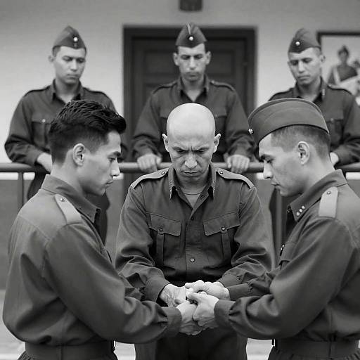 Intense Military Moment Captured in Time