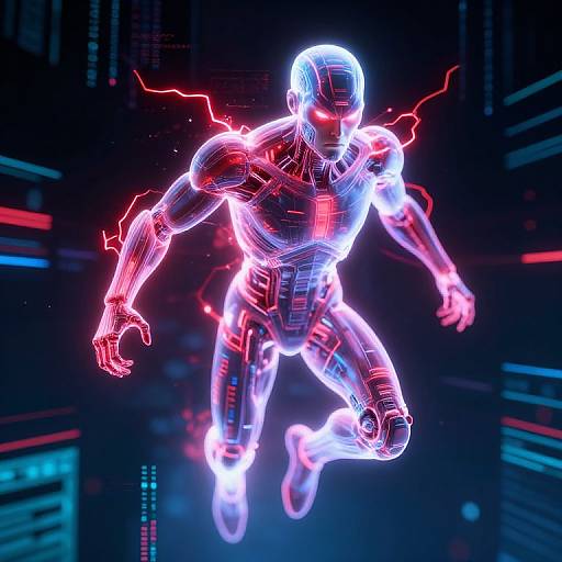 Angry AI Rogue Holographic Entity