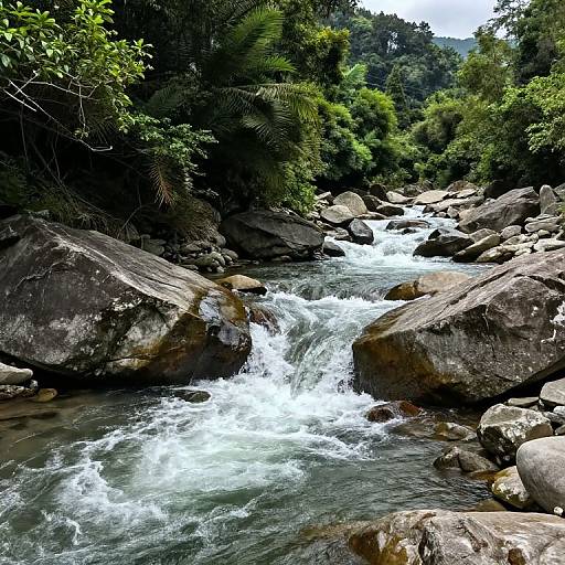 Surreal River Carrying Life Moments