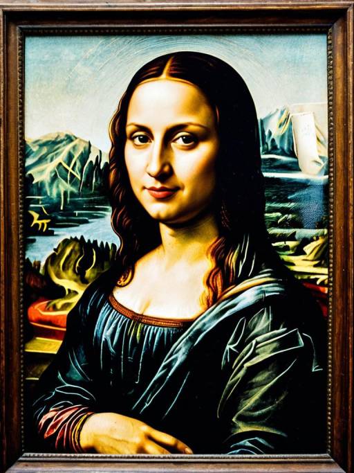 Mona Lisa Portrait Painting