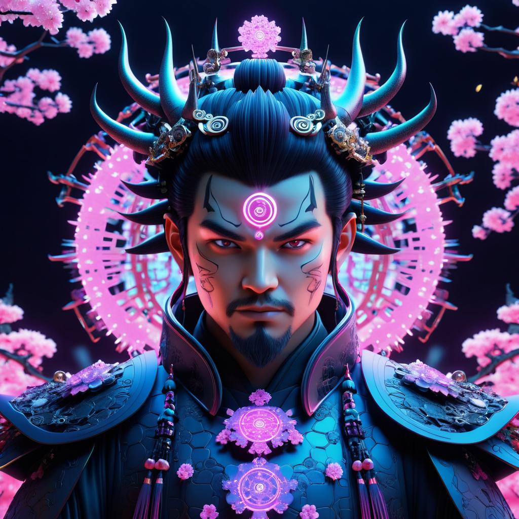 Cybernetic Samurai in Fractal Wonderland