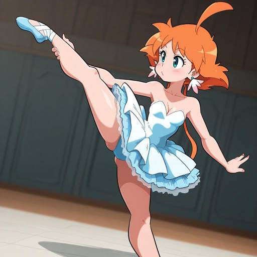 Illustration of Ahiru (princess tutu), princess tutu in the style of Scott malin