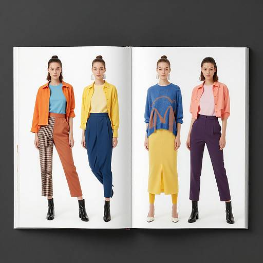 Modern Fashion Catalog with Minimalist Studio