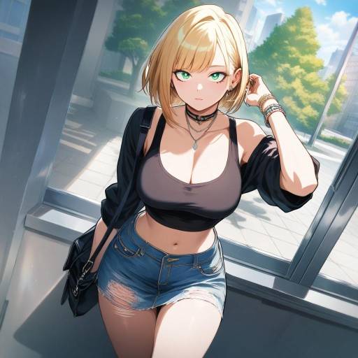 Stylish My Hero Academia Girl Portrait