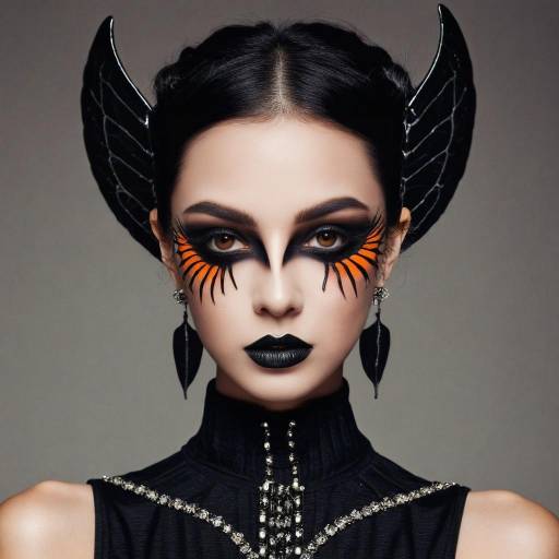 Portrait of a Unique Alien Beauty