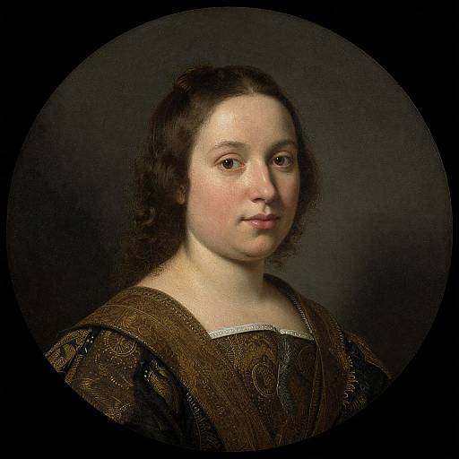 Portrait of Young Woman by Rembrandt