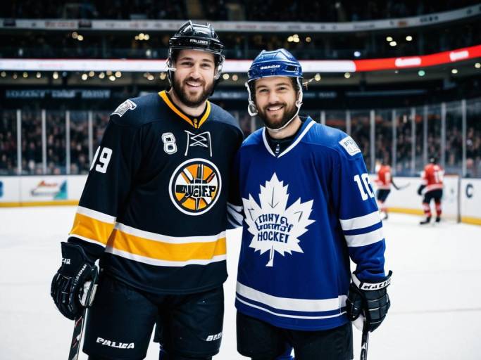 Hockey Player Face Swap in Costume