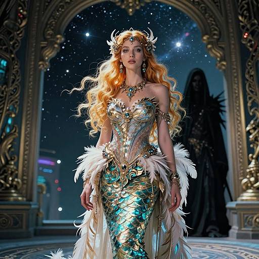 Celestial Royalcore Emo Art Sketch