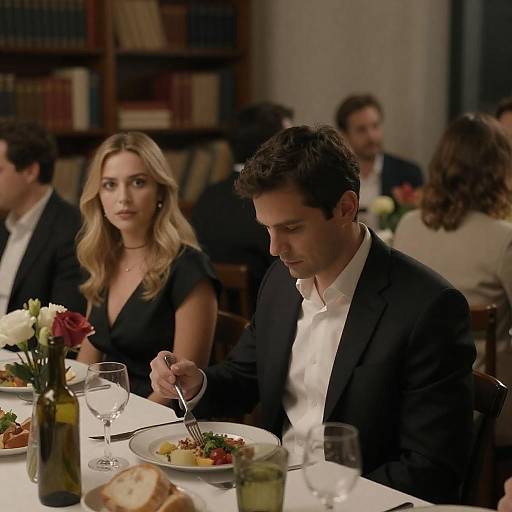 Intimate Dinner Party Portrait