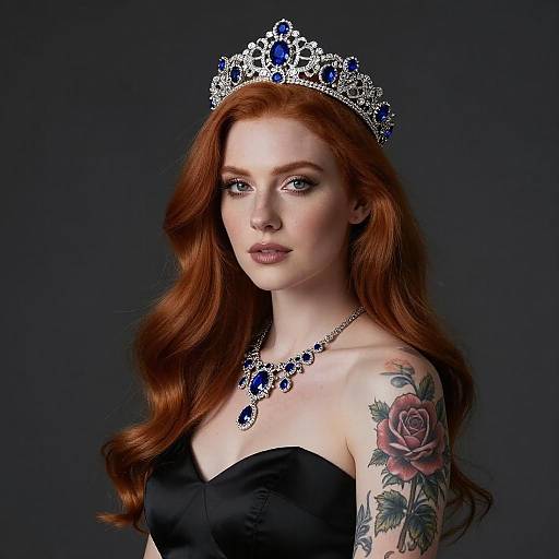 Elegant Woman in Dark Portrait