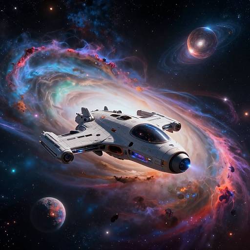 Epic Cosmic Space Journey