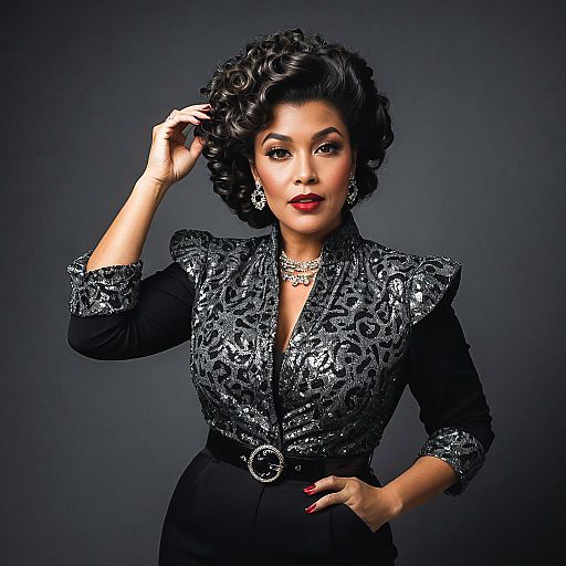 Retro Fashion Lover in Glam Rock Style Retro Fashion Lover in Glam Rock Style
