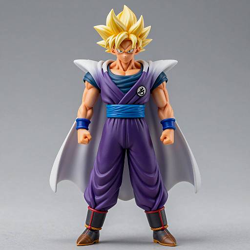 Detailed Son Goku Figurine Photography