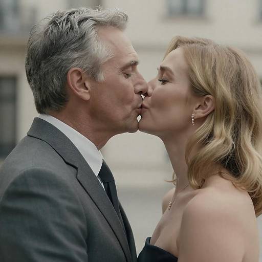 Romantic Portrait of an Older Couple