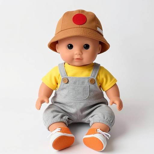 Baby Doll in Colorful Outfit