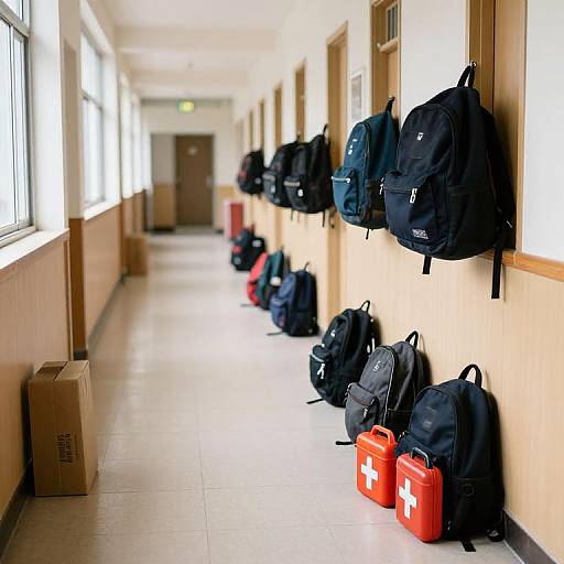 School Hallway Disaster Preparedness