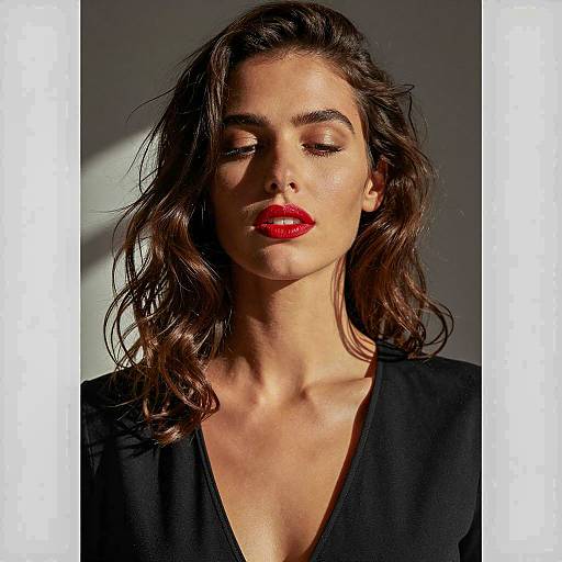 Radiant Portrait of a Woman in Light