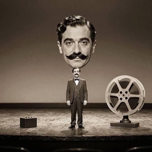 Groucho Marx Silent Film Portrait