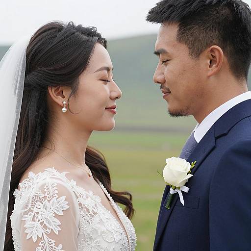 Romantic Outdoor Wedding Portrait Capture