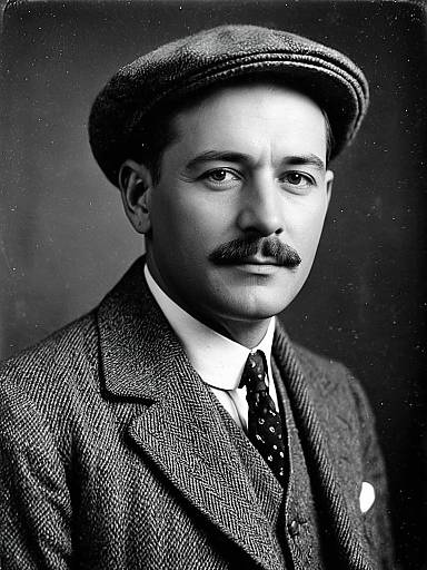 Photorealistic Portrait of a 1920s Gentleman