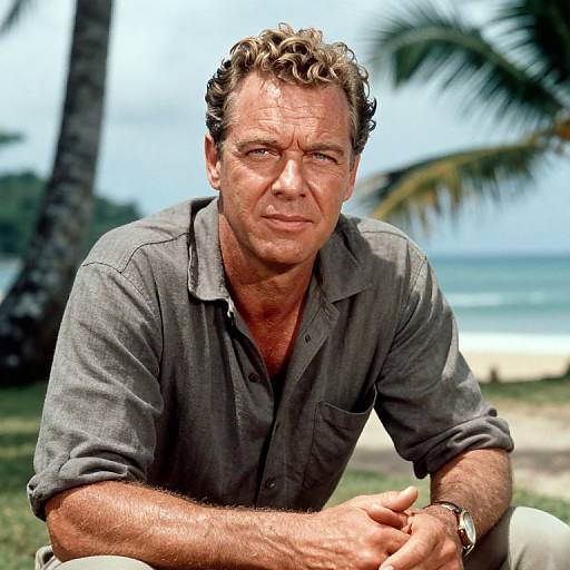 John Kerr in South Pacific Scene