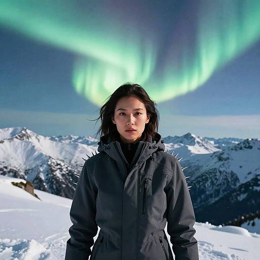 Aurora Summit: Woman in Spiked Jacket