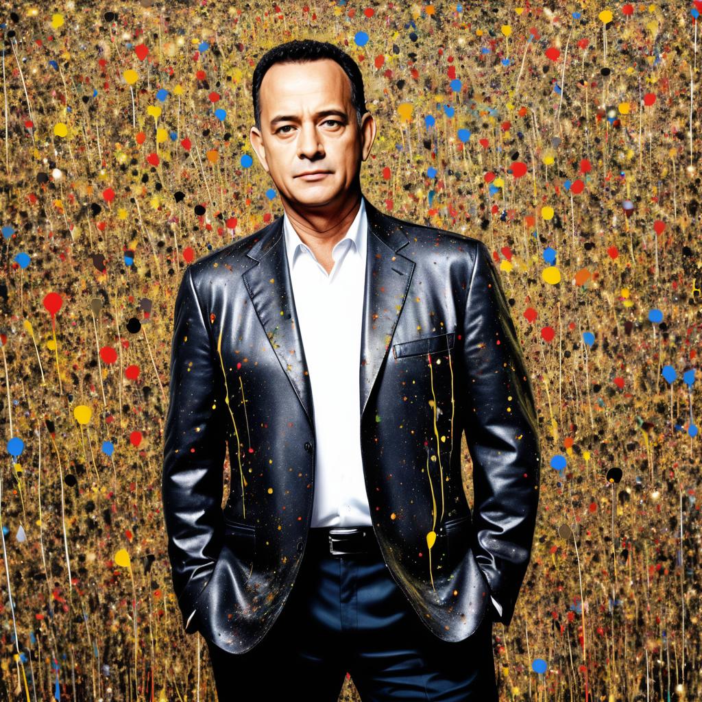 Tom Hanks Reimagined as Abstract Art