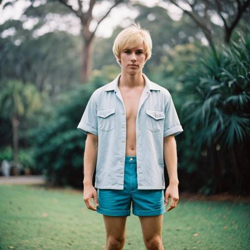 Young Man in 1960s Australian Casual Outfit