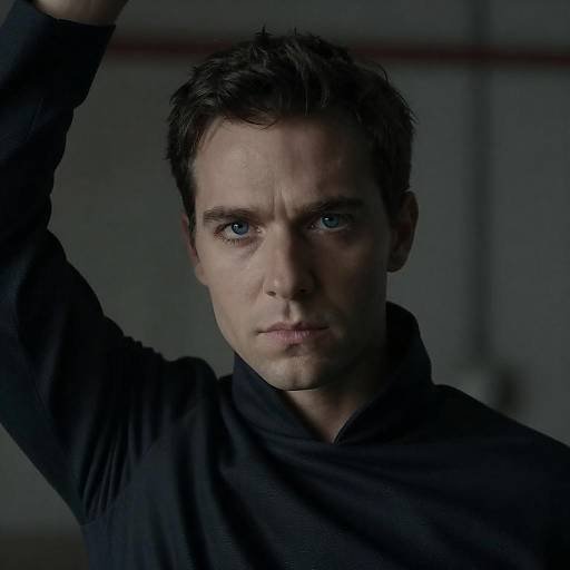 Dramatic Portrait of a Serious Man